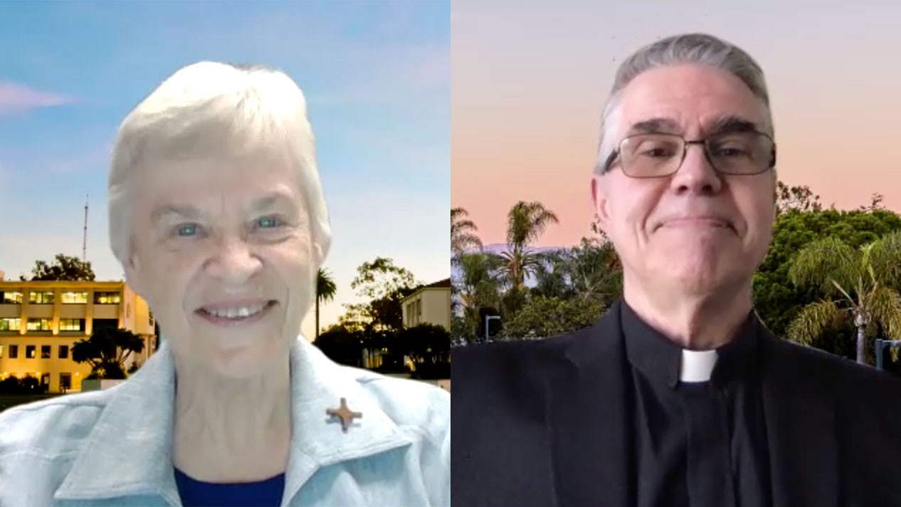 Sister Mary Beth and Father Jose Badenes